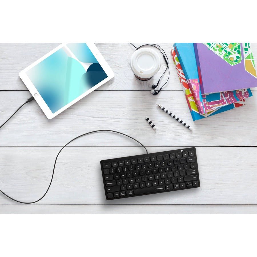 Kensington Black Keyboard with Lightning Cable for Faster Typing on iPad - Effortless Connectivity - Store 42