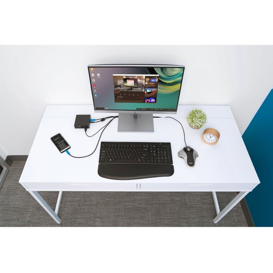 Kensington ErgoSoft Gel Wrist Rest – Ultra - Soft, Ergonomist Approved, Non - Skid Design in Black - Store 42
