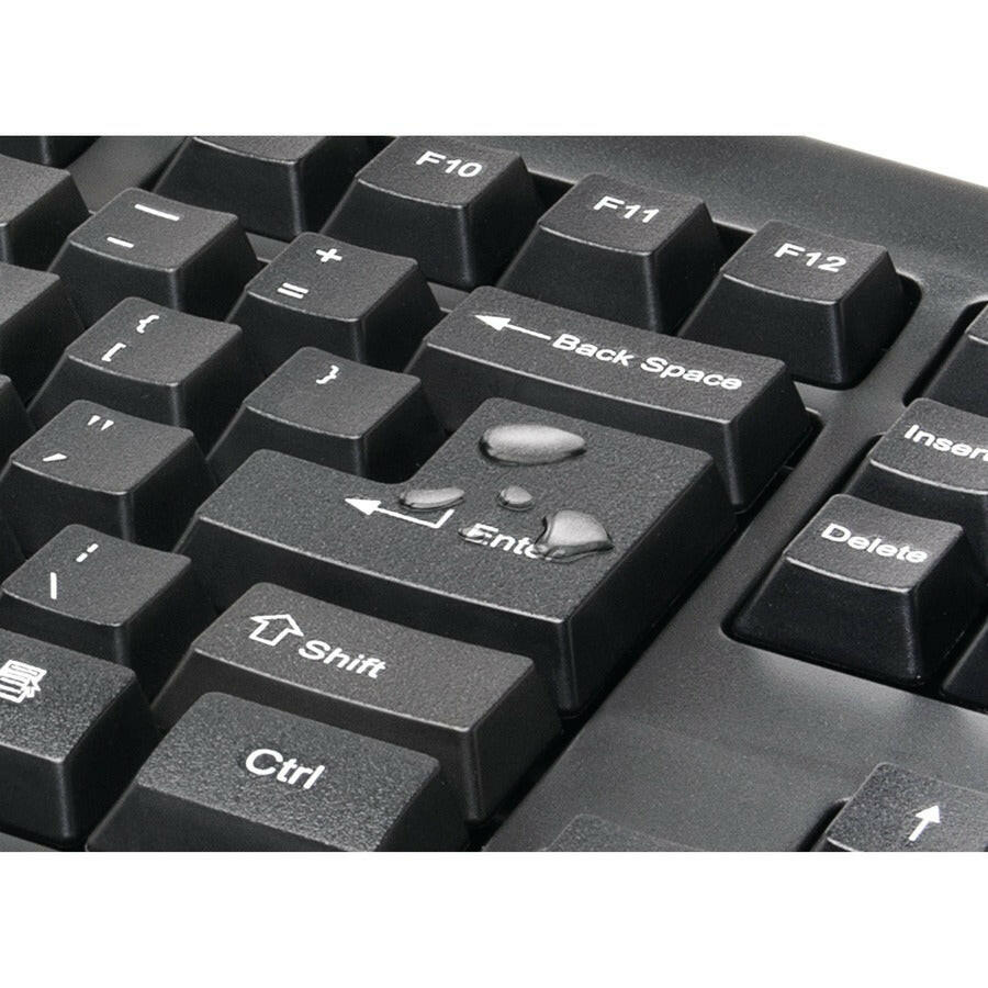 Kensington Life Wireless Keyboard & Mouse Set | Spill-Proof, Full-Size, 2.4GHz Connection