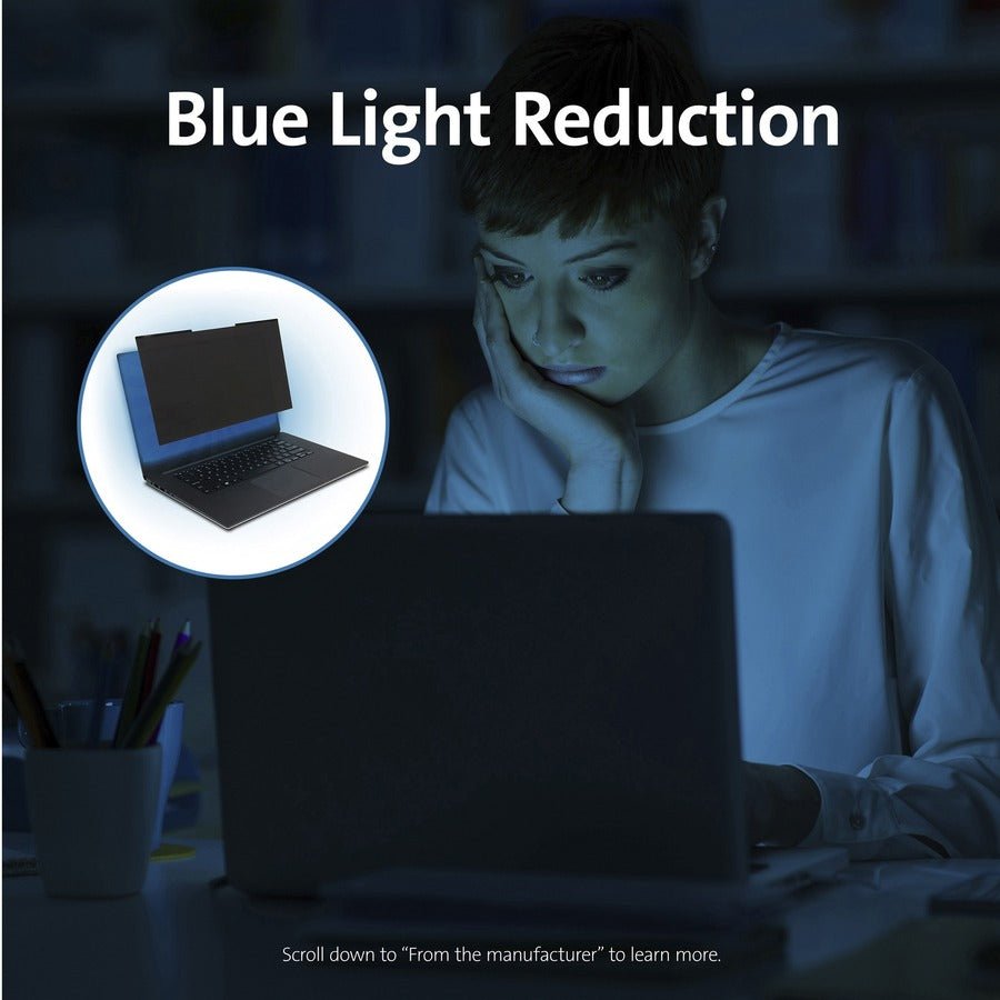 Kensington MagPro 13.3" Laptop Privacy Screen with Magnetic Strip & Blue Light Reduction