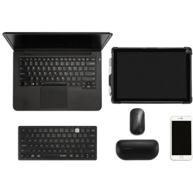 Kensington Multi - Device Compact Wireless Keyboard - Effortlessly Connect to 3 Devices with Dual Wireless Technology - Store 42