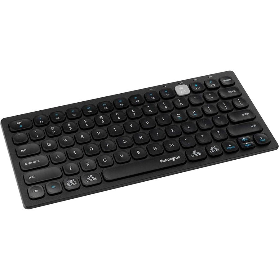 Kensington Multi-Device Compact Wireless Keyboard - Effortlessly Connect to 3 Devices with Dual Wireless Technology