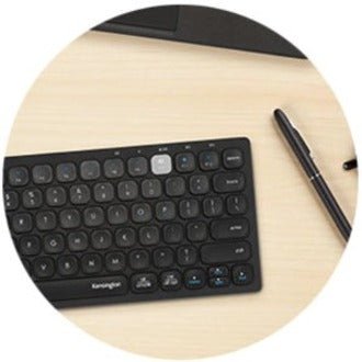 Kensington Multi - Device Compact Wireless Keyboard - Effortlessly Connect to 3 Devices with Dual Wireless Technology - Store 42