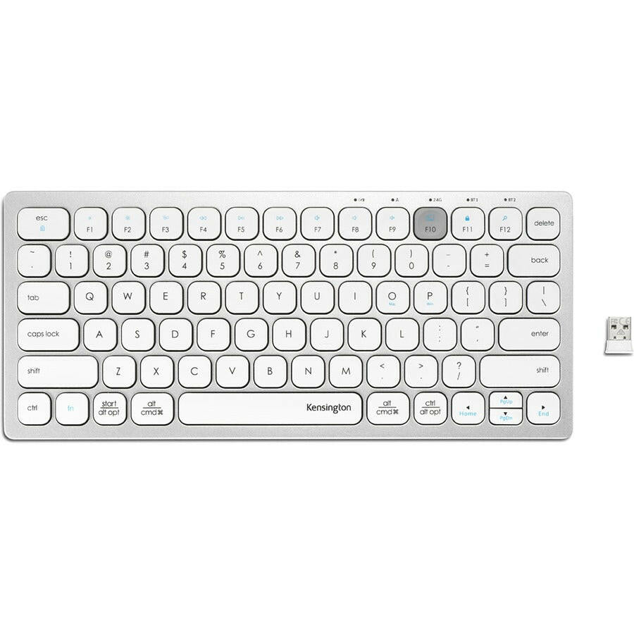 Kensington Multi-Device Wireless Keyboard - Connect Up to 3 Devices, Bluetooth 3.0/5.0 & 2.4GHz