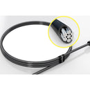 Kensington N17 Keyed Laptop Lock - Secure Carbon Steel Design for Dell Laptops, 6' Cable, Anti-Pick Technology