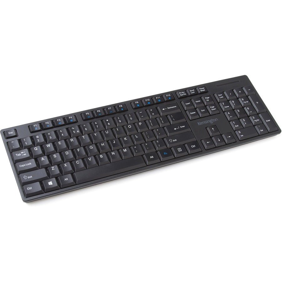 Kensington Pro Fit 2.4GHz Wireless Full-Size Spill-Proof Keyboard with AES Encryption, Compact Design