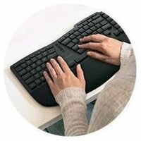 Kensington Pro Fit Ergo KB675 TKL Ergonomic Keyboard for 3 Devices with RGB Indicators, USB - C - Store 42