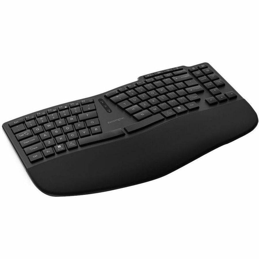 Kensington Pro Fit Ergo KB675 TKL Ergonomic Keyboard for 3 Devices with RGB Indicators, USB-C