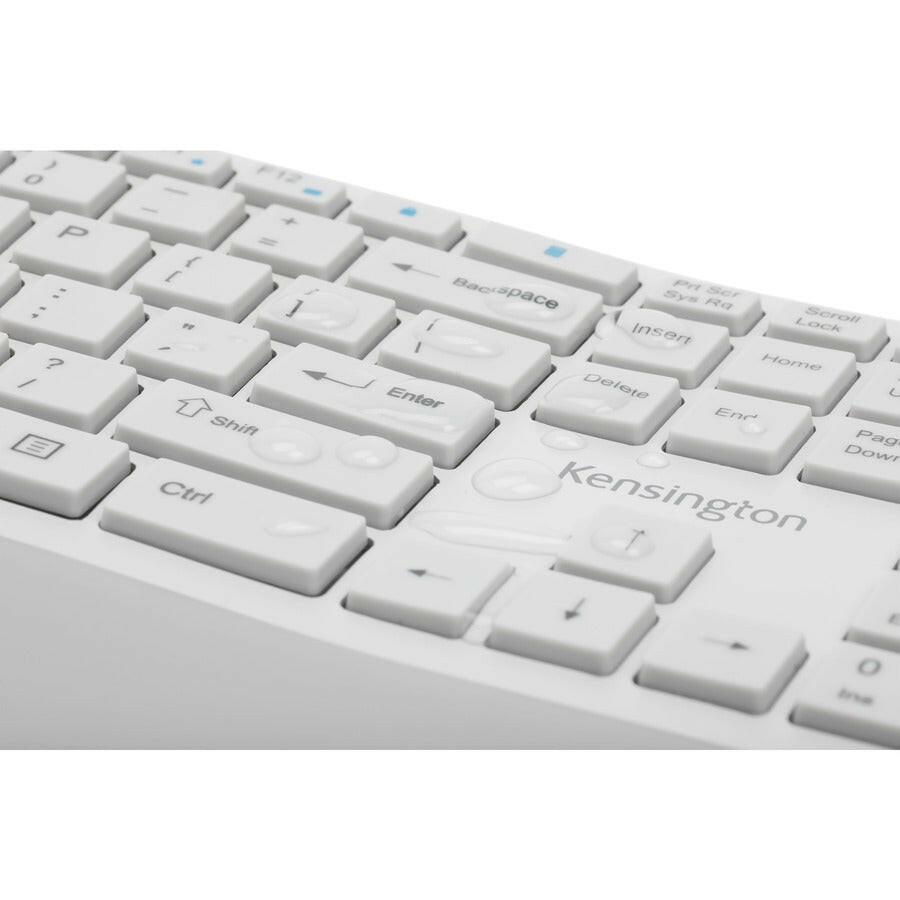 Kensington Pro Fit Ergo Wireless Keyboard - Ergonomic Comfort, Dual Wireless, Spill-Proof Design