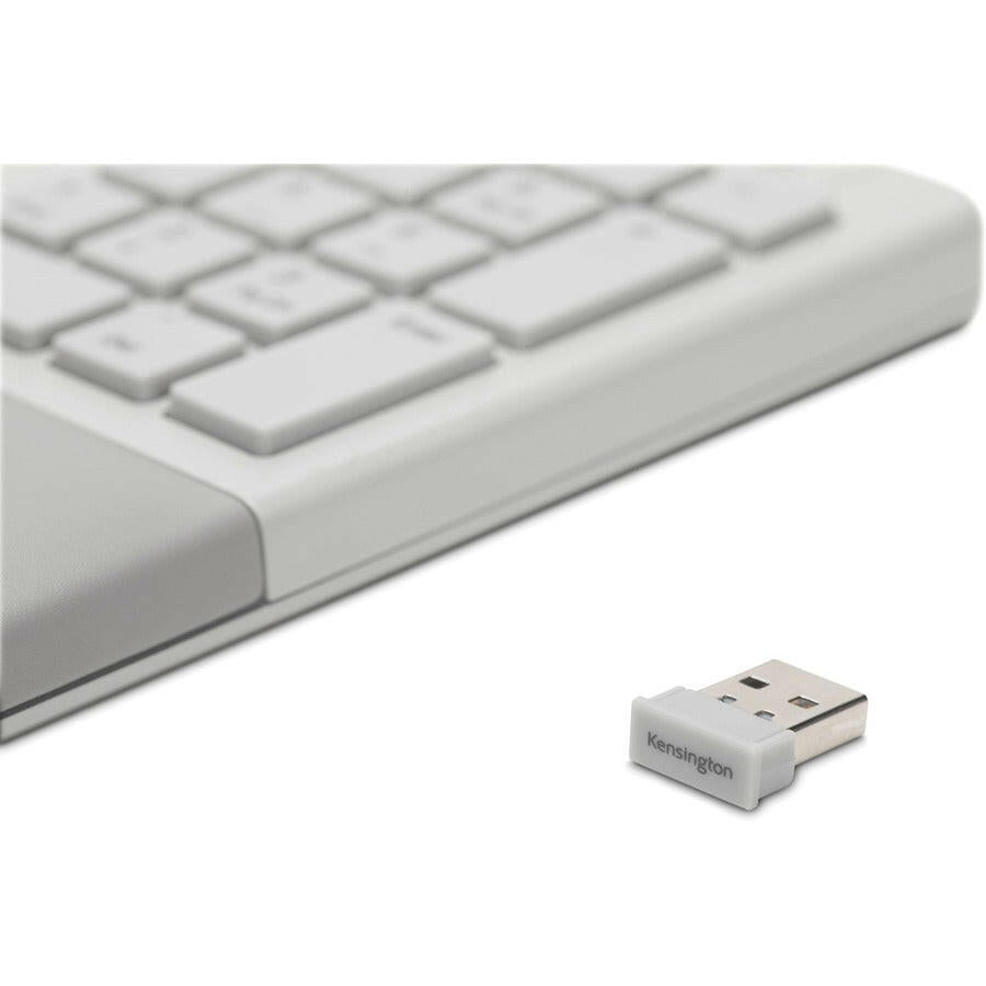 Kensington Pro Fit Ergo Wireless Keyboard - Ergonomic Comfort, Dual Wireless, Spill-Proof Design