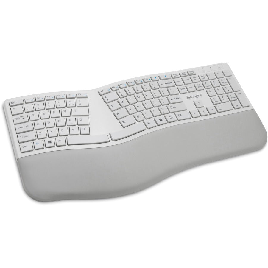 Kensington Pro Fit Ergo Wireless Keyboard - Ergonomic Comfort, Dual Wireless, Spill-Proof Design