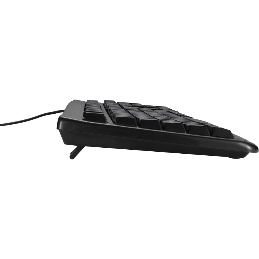 Kensington Pro Fit Washable Keyboard - Antimicrobial, Waterproof & Cable Connectivity, Black