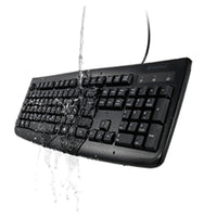 Kensington Pro Fit Washable Keyboard - Antimicrobial, Waterproof & Cable Connectivity, Black