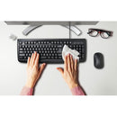 Kensington Pro Fit Washable Keyboard - Antimicrobial, Waterproof & Cable Connectivity, Black