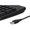 Kensington Pro Fit Washable Keyboard - Antimicrobial, Waterproof & Cable Connectivity, Black