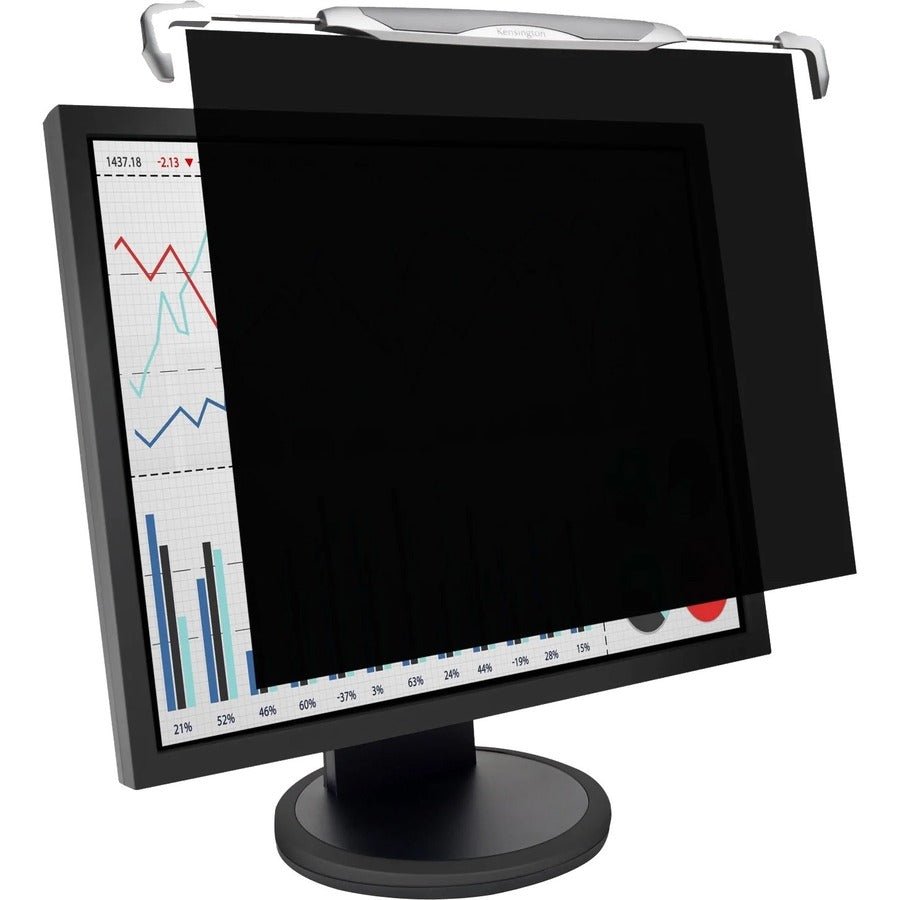 Kensington Snap2 Privacy Screen Filter for 22" Widescreen Monitors, 30-Degree View Limitation, Anti-Glare, Blue Light Blocking
