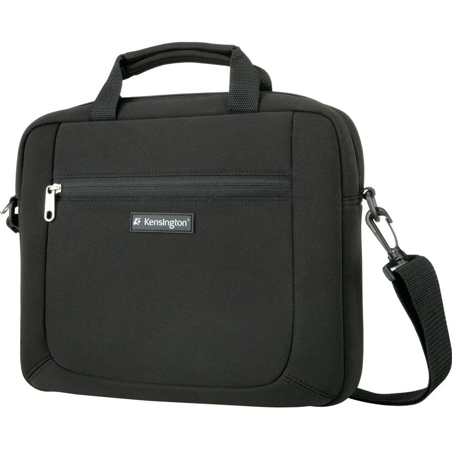 Kensington SP12 12" Neoprene Sleeve with Soft Handles & Storage Pockets - Black Notebook Case