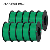 Kingroon 1.75mm PETG PLA Filament Bundle, 10 Rolls (22LBS), Eco-Friendly Multi-Color Filament 10KG PLA Green United States