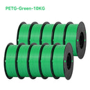 Kingroon 1.75mm PETG PLA Filament Bundle, 10 Rolls (22LBS), Eco-Friendly Multi-Color Filament 10 KG PETG Green United States
