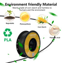 Kingroon 22Lbs Pro Quality PETG & PLA Filament - 10 Rolls Mixed Colors, Eco-Friendly 1.75mm