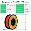 Kingroon 22Lbs Pro Quality PETG & PLA Filament - 10 Rolls Mixed Colors, Eco-Friendly 1.75mm