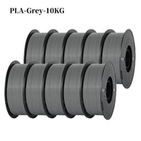 Kingroon 22Lbs Pro Quality PETG & PLA Filament - 10 Rolls Mixed Colors, Eco-Friendly 1.75mm 10KG PLA Gray United States