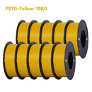 Kingroon 22Lbs Pro Quality PETG & PLA Filament - 10 Rolls Mixed Colors, Eco-Friendly 1.75mm 10 KG PETG Yellow United States