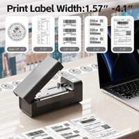 Knaon Bluetooth Thermal Printer 4x6 Inch - Portable Wireless Shipping Label Maker - Store 42