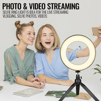 LED Ring Light With 10 Brightness Levels & 3 Lighting Modes – Perfect For Makeup & Photography
