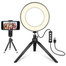 LED Ring Light With 10 Brightness Levels & 3 Lighting Modes – Perfect For Makeup & Photography Default Title