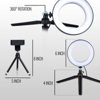 LED Ring Light With 10 Brightness Levels & 3 Lighting Modes – Perfect For Makeup & Photography