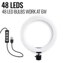 LED Ring Light With 10 Brightness Levels & 3 Lighting Modes – Perfect For Makeup & Photography
