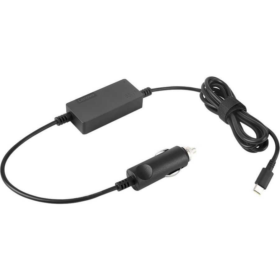 Lenovo 65W USB-C Car And Air Notebook Adapter - Reliable 12V/15V Power Solution