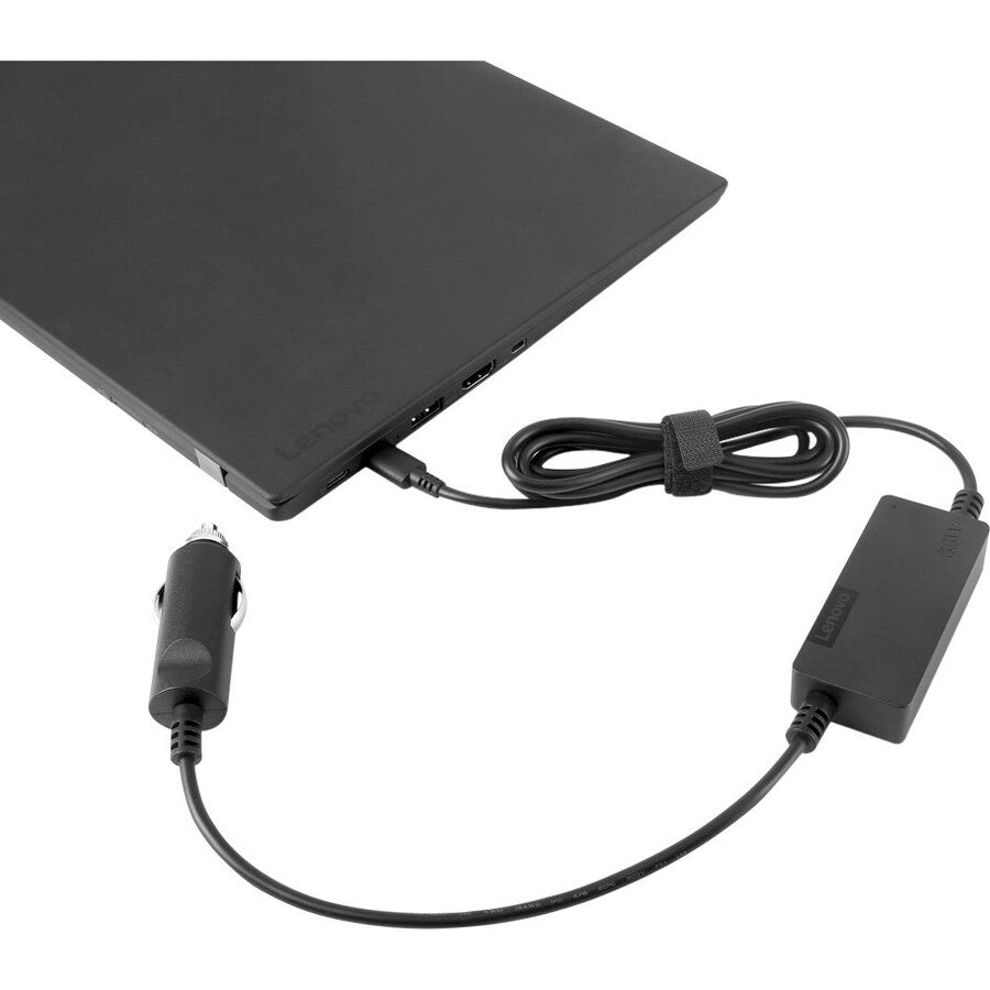 Lenovo 65W USB-C Car And Air Notebook Adapter - Reliable 12V/15V Power Solution