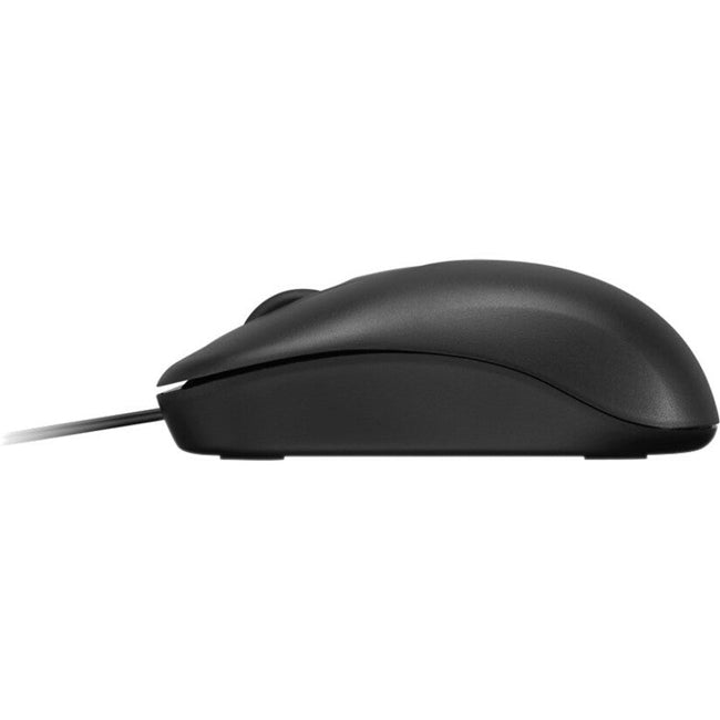 Lenovo Basic Wired Mouse 1000 DPI – Ambidextrous Design, Easy Plug and Play, Sleek Black Finish