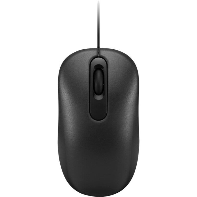 Lenovo Basic Wired Mouse 1000 DPI – Ambidextrous Design, Easy Plug and Play, Sleek Black Finish