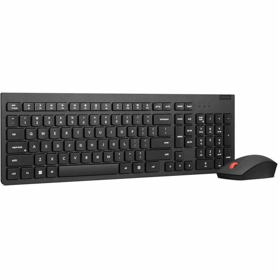 Lenovo Essential Wireless Keyboard And Mouse Combo Gen 2 - Quiet Typing, Eco-Friendly, Long Battery Life, Black