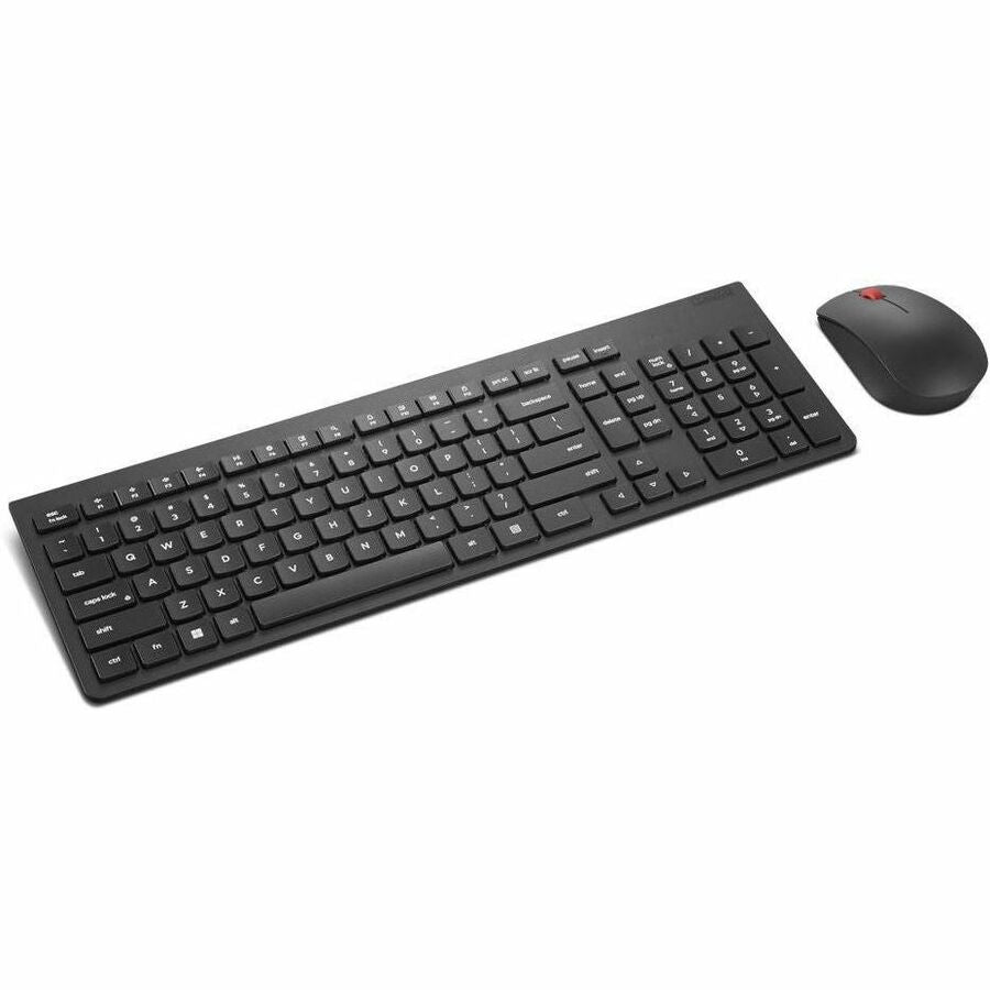 Lenovo Essential Wireless Keyboard And Mouse Combo Gen 2 - Quiet Typing, Eco-Friendly, Long Battery Life, Black