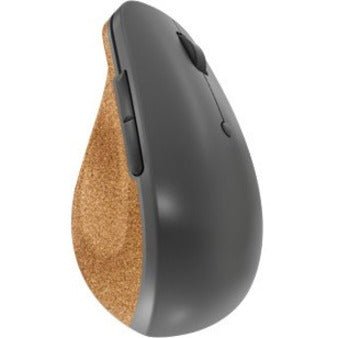 Lenovo Go Wireless Vertical Mouse - Ergonomic 45° Palm Design, 2400 DPI, 6 Buttons, Storm Gray