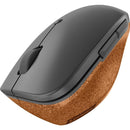 Lenovo Go Wireless Vertical Mouse - Ergonomic 45° Palm Design, 2400 DPI, 6 Buttons, Storm Gray Default Title