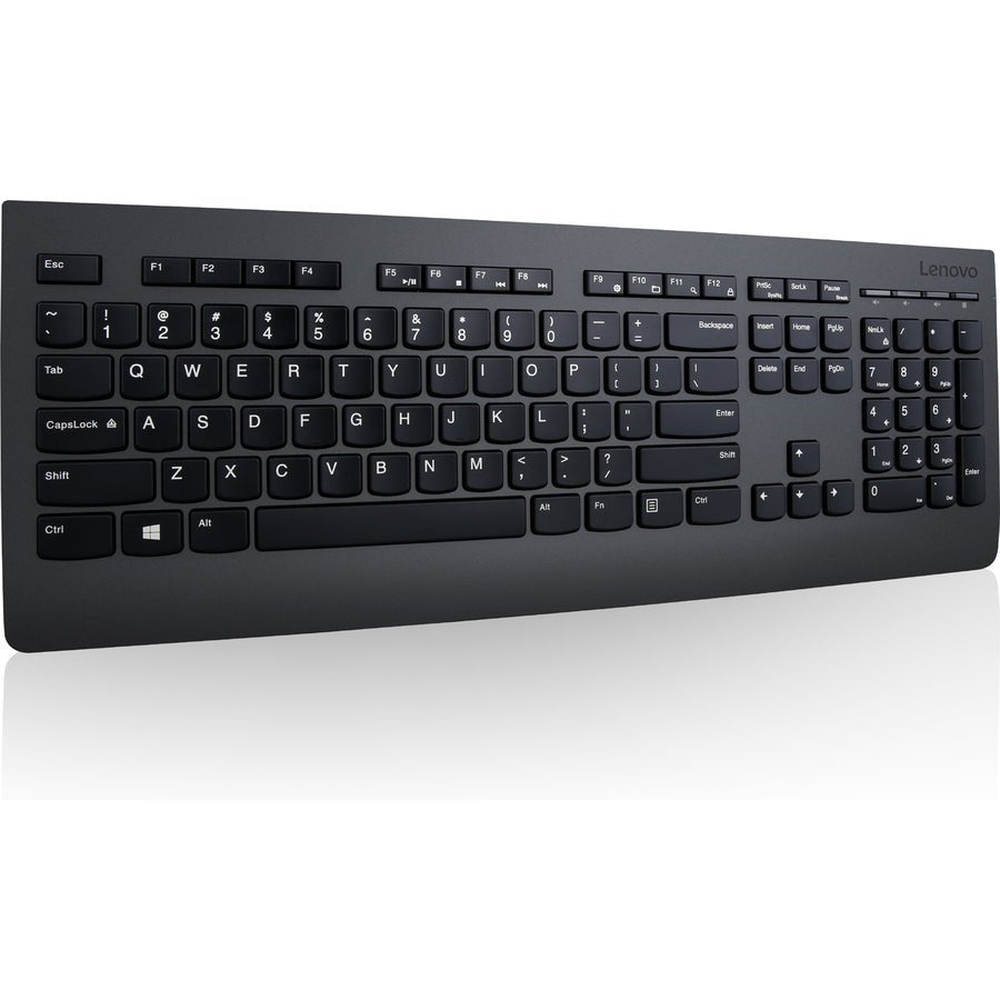 Lenovo Professional Wireless Keyboard and Mouse Combo | Black | Slim Ergonomic Design | Quiet Keys - Store 42