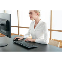 Lenovo Professional Wireless Keyboard and Mouse Combo | Black | Slim Ergonomic Design | Quiet Keys - Store 42
