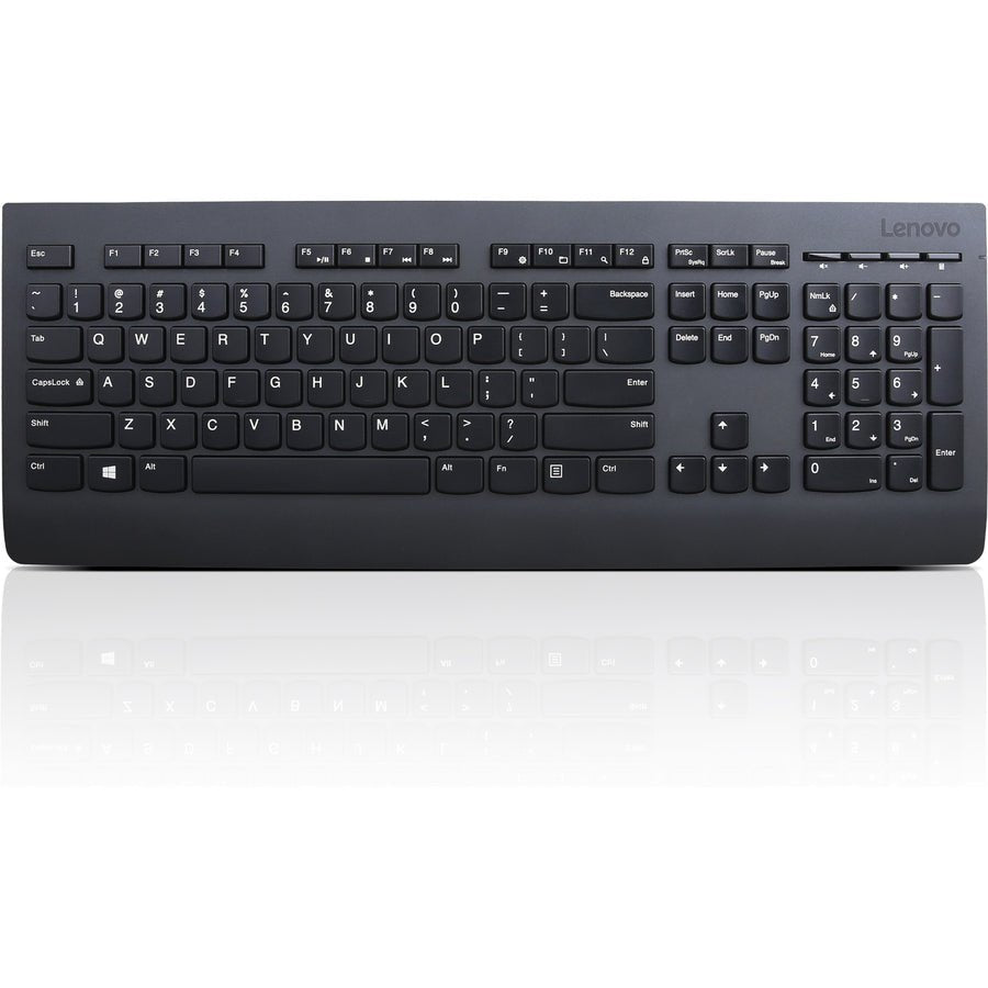 Lenovo Professional Wireless Keyboard and Mouse Combo | Black | Slim Ergonomic Design | Quiet Keys - Store 42