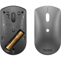 Lenovo ThinkBook Bluetooth Silent Mouse - Quiet, Comfortable, Dual-Device Connection, 2400 DPI