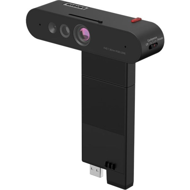 Lenovo ThinkVision MC60 Webcam - 1080P USB Monitor Camera with Autofocus & Noise-Canceling Mics