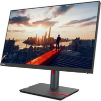 Lenovo ThinkVision P24h - 30 24" WQHD IPS Monitor - 2560 x 1440, USB - C, 300 Nit, Raven Black - Store 42