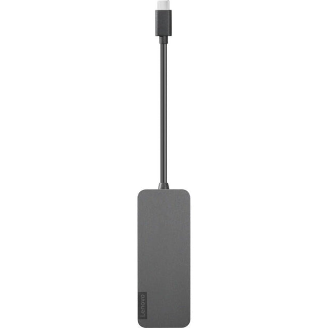 Lenovo USB-C Hub with 4 USB-A Ports - Sleek, Travel-Ready Design for Effortless Connectivity