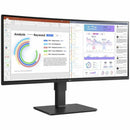 LG 34" UltraWide QHD Monitor 34BQ77QEB | IPS, HDR10, USB Type - C, Ergonomic Design - Store 42