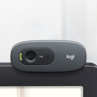 Logitech C270 HD 720p Webcam with Noise Reduction Mic and Automatic Light Correction
