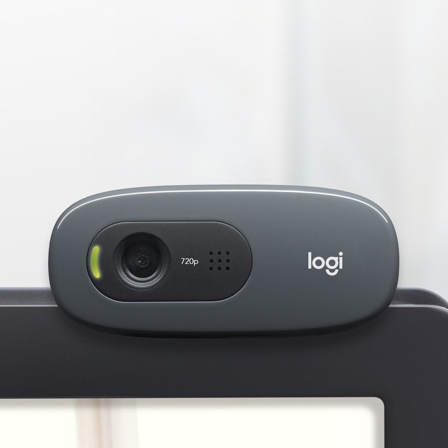 Logitech C270 HD 720p Webcam with Noise Reduction Mic and Automatic Light Correction